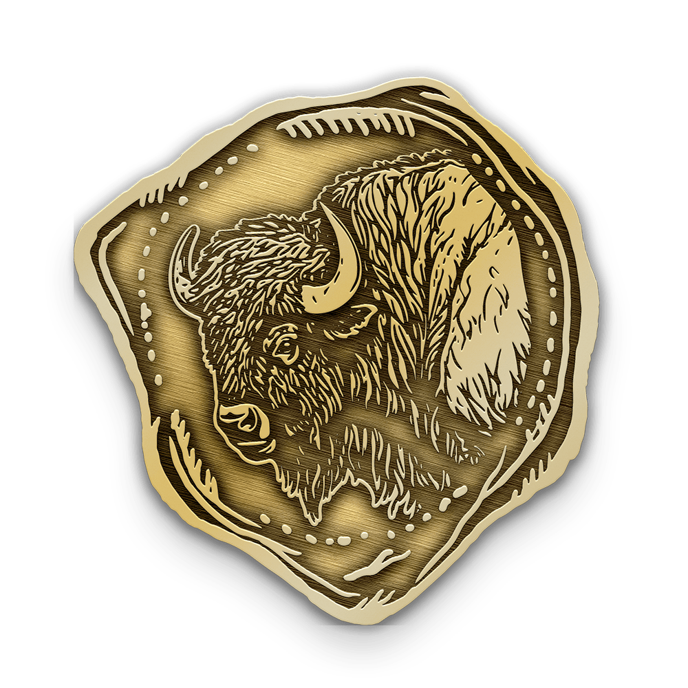 Buffalo Treasure Hunt Individual Registration Coin