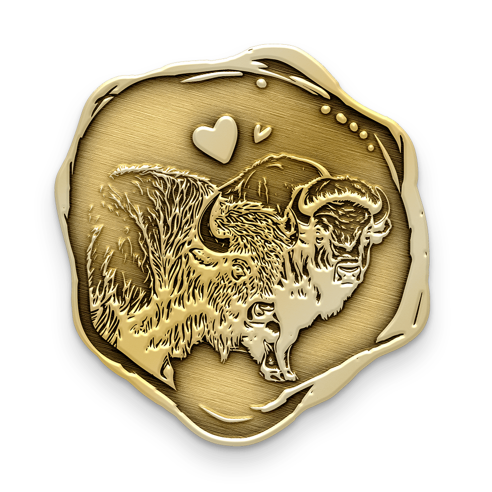 Buffalo Treasure Hunt Couples Registration Coin